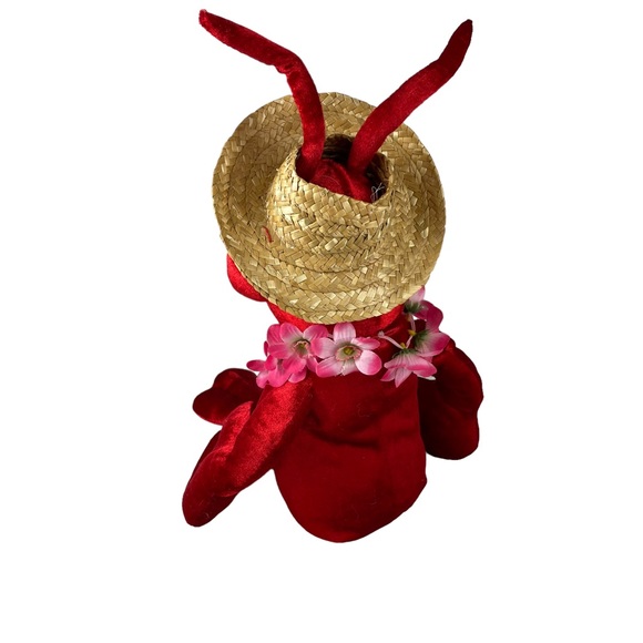 Vintage Lobster Caribbean Island Vacation Animated Singing Dancing DanDee Plush - Picture 5 of 15